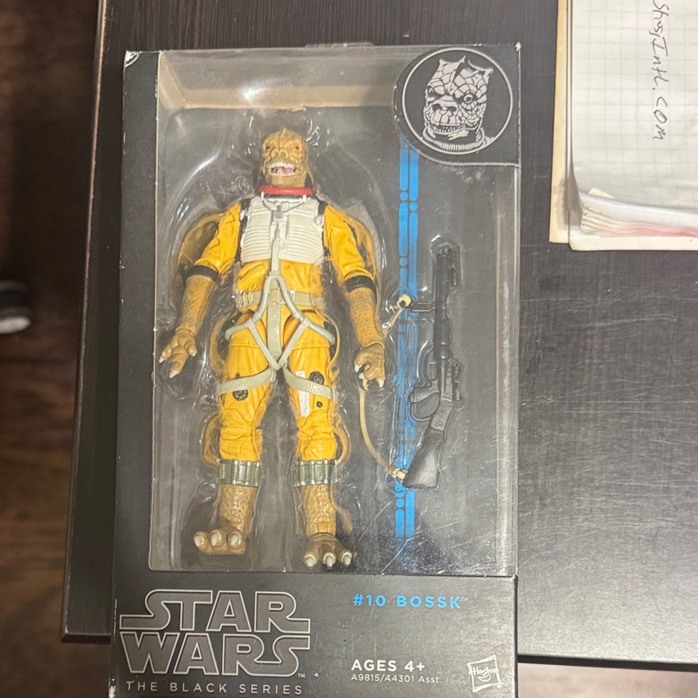 Star Wars The Black Series Bossk Figure - Yellow and White
